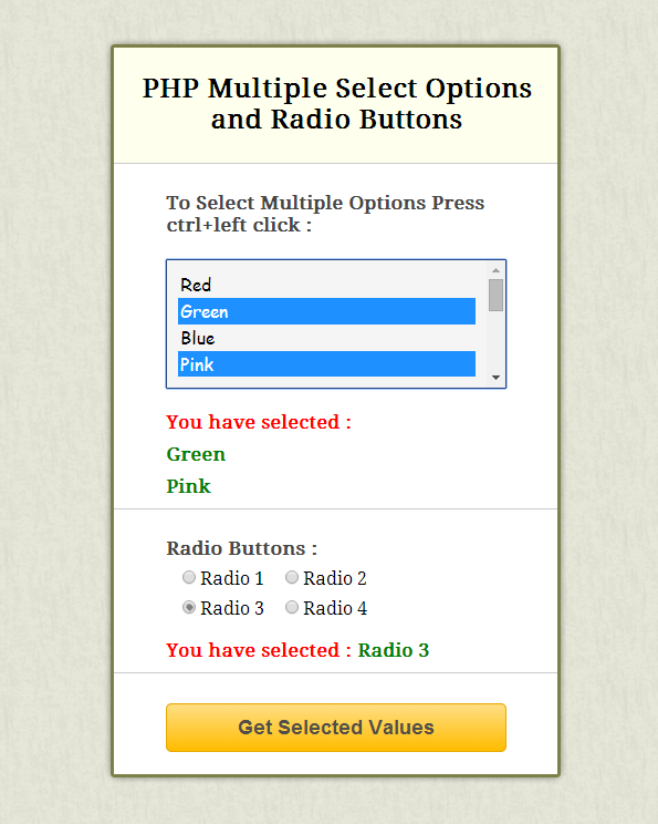 select option default value php