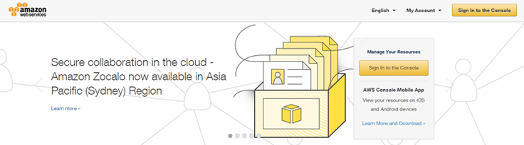 aws-amazon-homepage