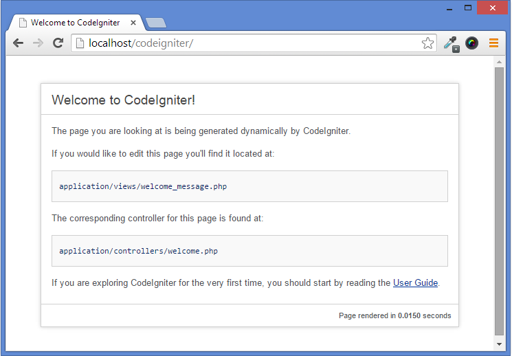 CodeIgniter Installation and Configuration