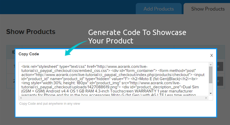 generate-the-code-for-product