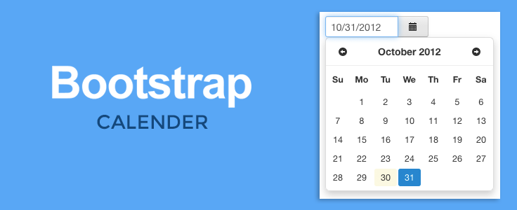 Bootstrap Calendar | FormGet