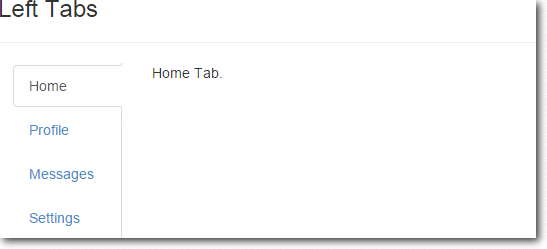 bootstrap tabs