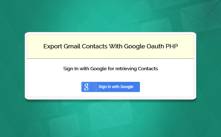 Exporting Gmail Contacts