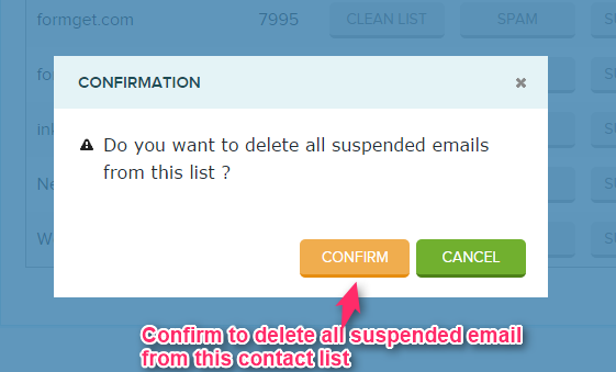 Suspended Emails