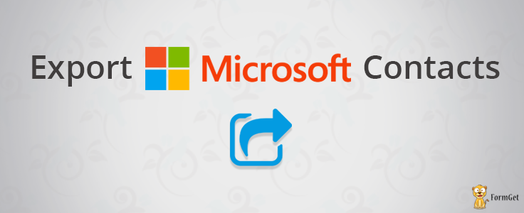 Export Hotmail Contacts Demo