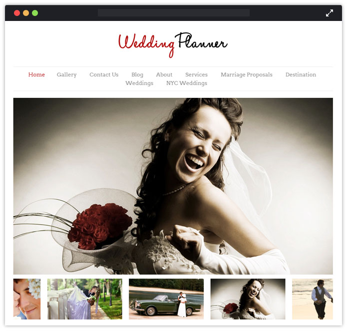 Wedding Planner WordPress Theme