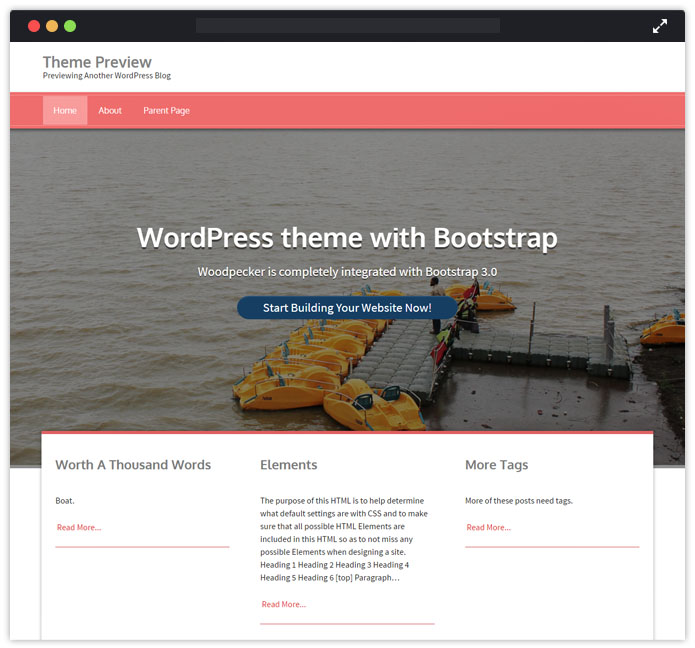 Woodpecker WordPress Theme