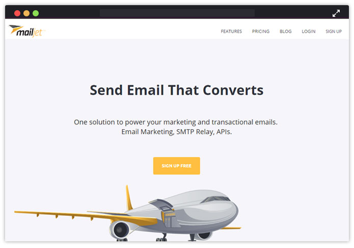 Mailjet Best Transactional Email Service Provider