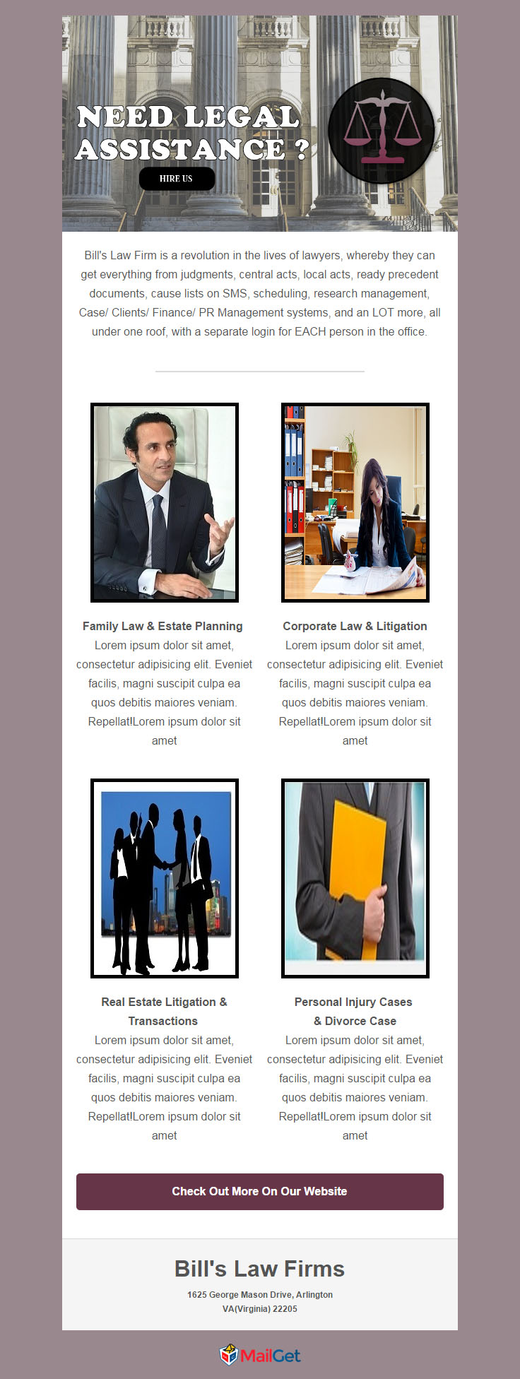 Email Templates For Lawyers & Law Firms4 MailGet