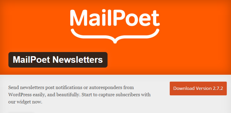 MailPoet Best Free WordPress Newsletter Plugin Email Marketing