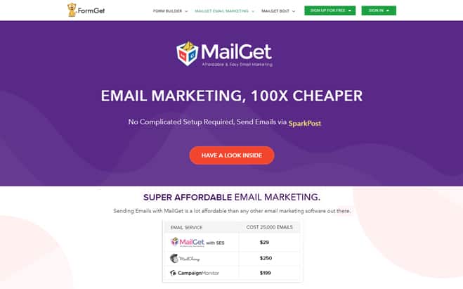 MailGet-SendInBlue Alternatives