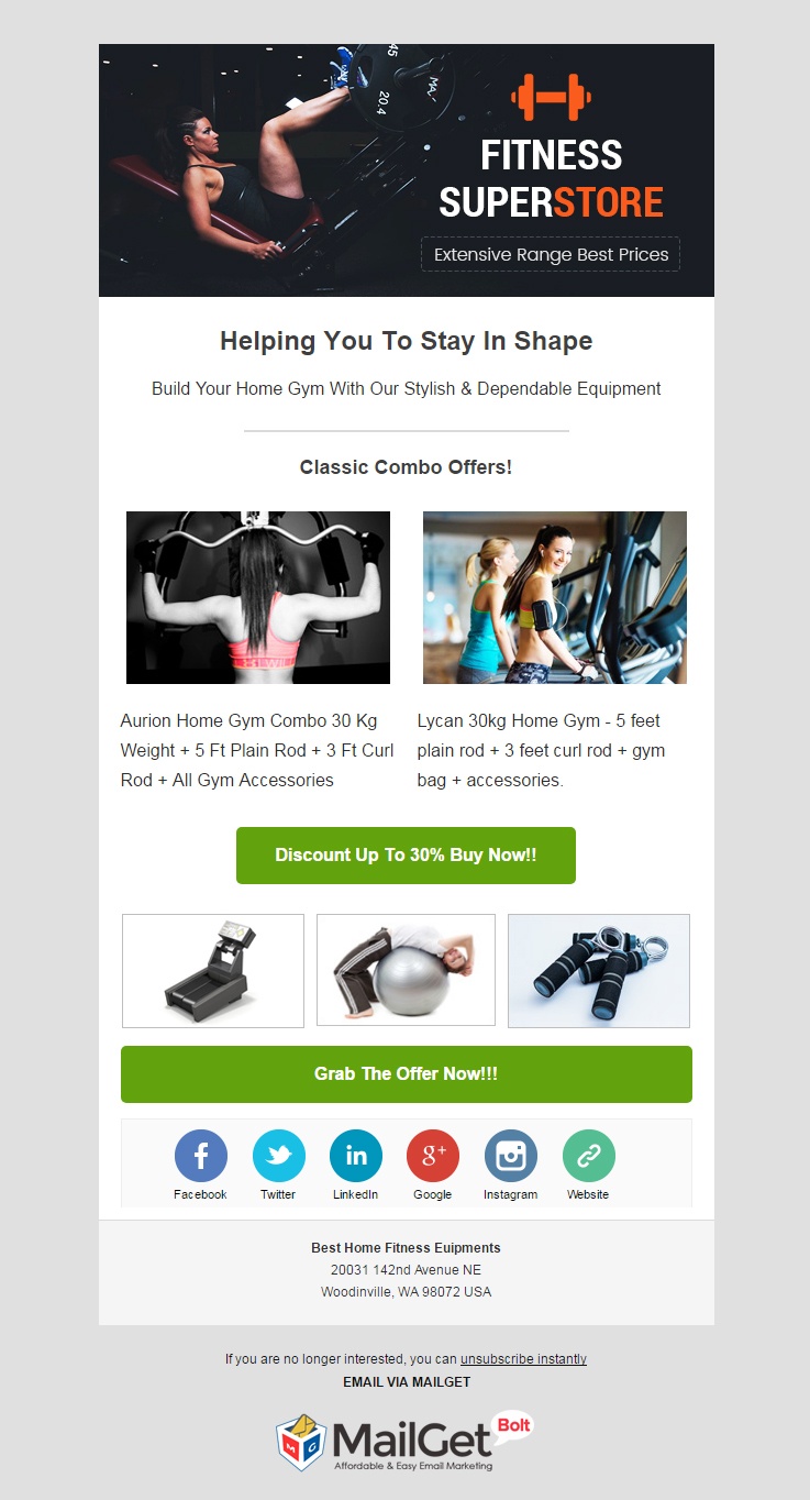Email Marketing For Fitness Equipment Dealers