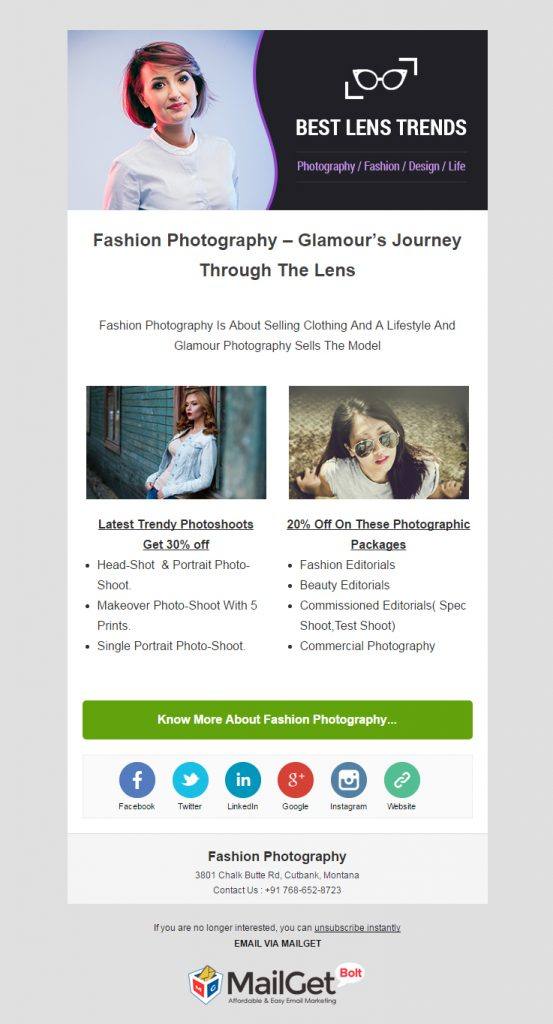 9+ Best Photographer Email Templates For Photo Studios FormGet