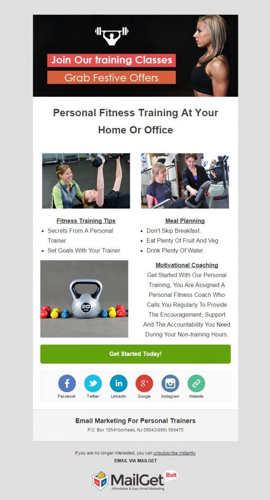 10+ Best Fitness Email Templates For Gyms & Trainers MailGet