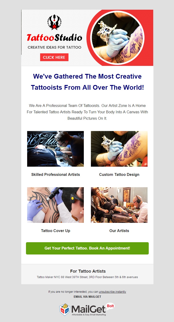 Email Marketing For Tattoo Artists