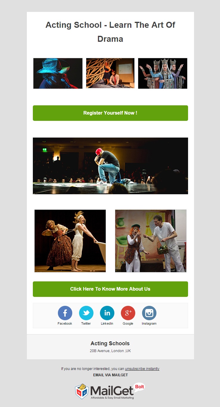 Email Marketing For Acting Schools