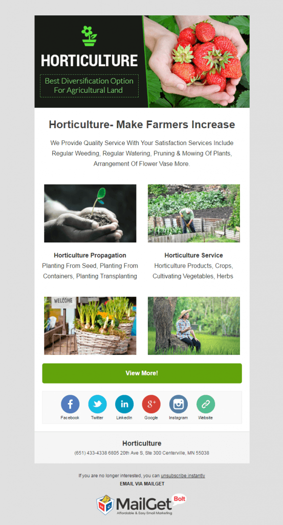 10+ Best Agriculture Email Templates Services For Farming | MailGet