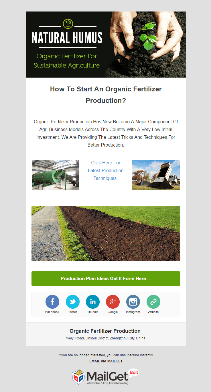 Organic Fetilizer Production