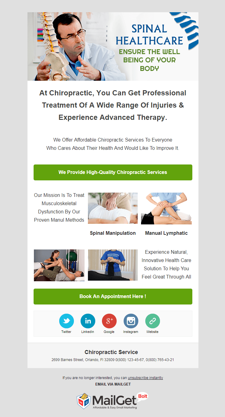 Email Marketing For Chiropractors