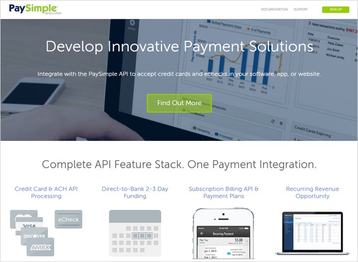 PaySimple Recurring Billing API Software
