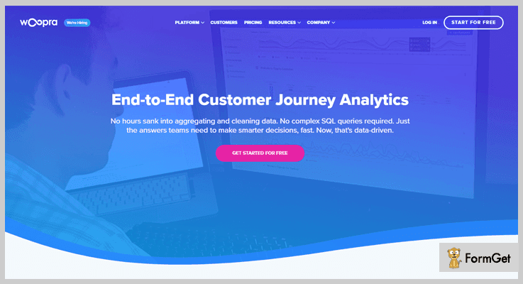 Woopra Best Subscription Business Analytics Tool