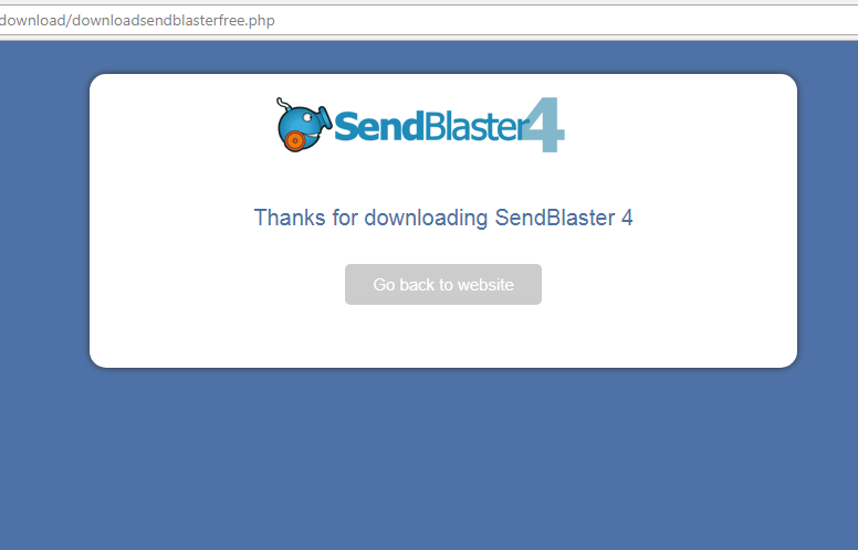 SendBlaster 4 Thanks for download 