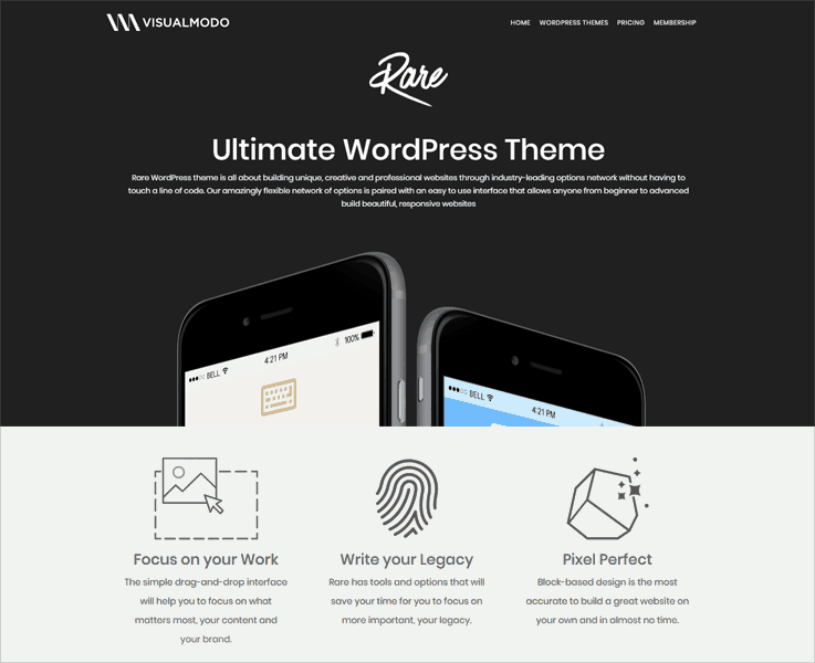 Rare WordPress Theme