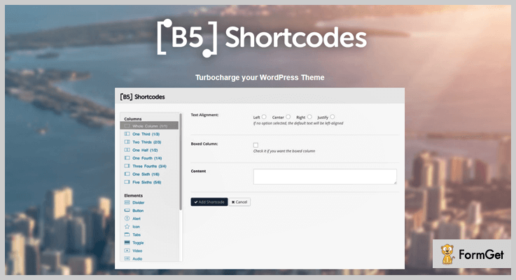 B5 Shortcodes