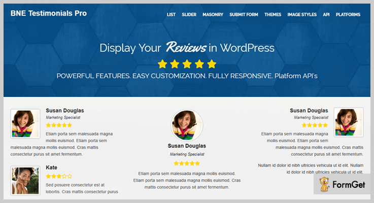 BNE Testimonials Pro