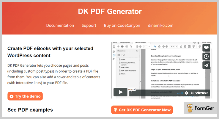 DK PDF Generator