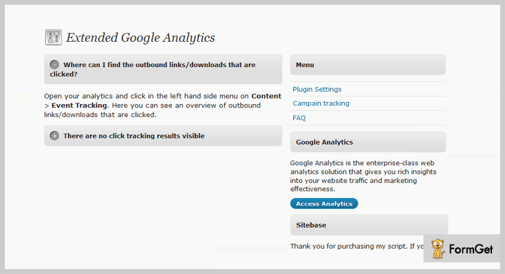 Google Analytics WordPress Plugin