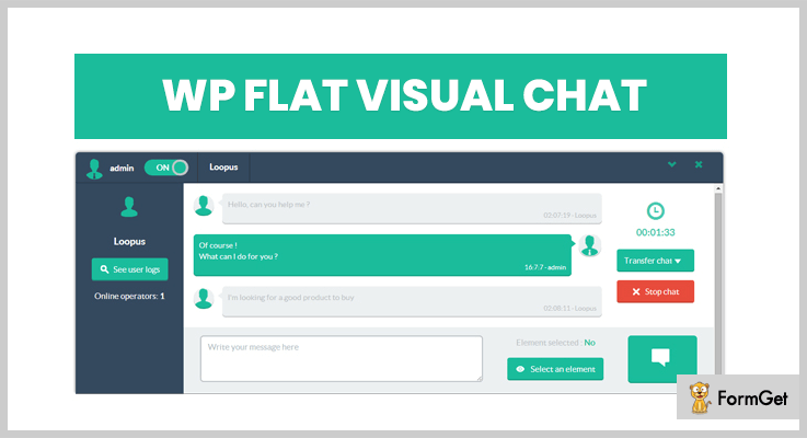 WP Flat Visual Chat