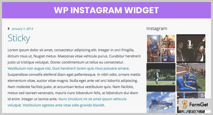 WP Instagram Widget