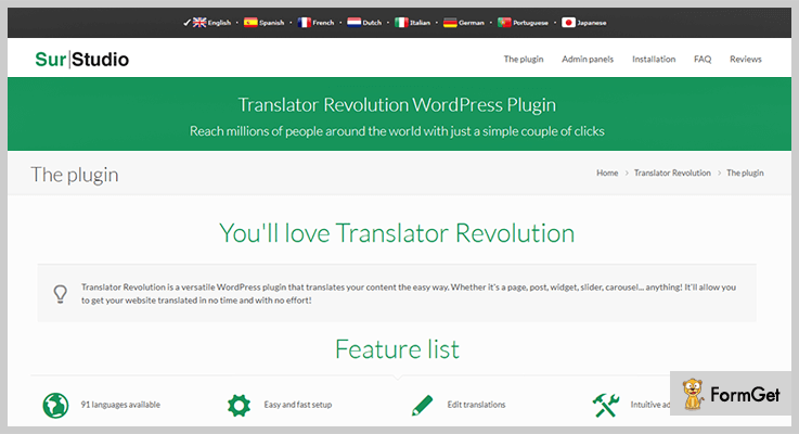 Translation WordPress Plugin