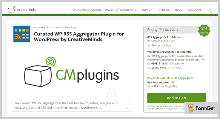 Curated WP RSS Aggregator