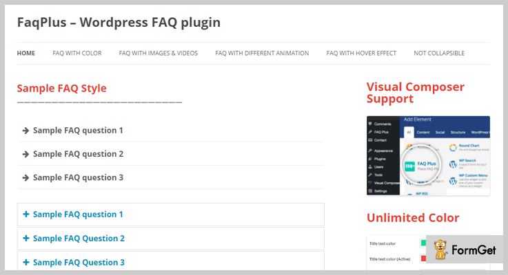 FAQ WordPress Plugin