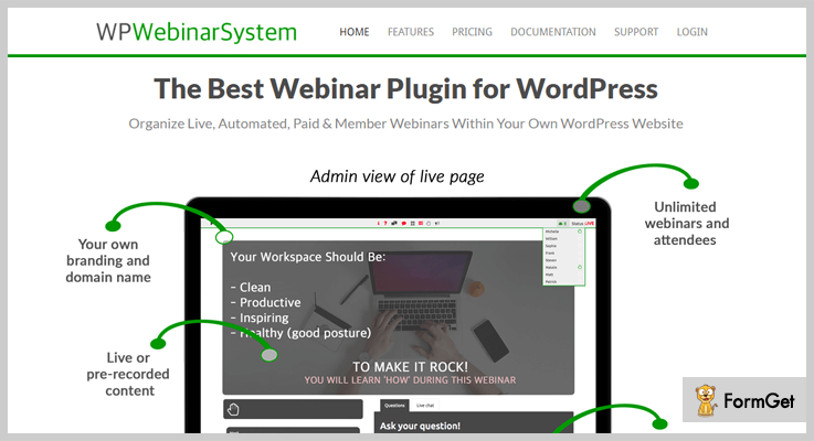 Webinar WordPress Plugin