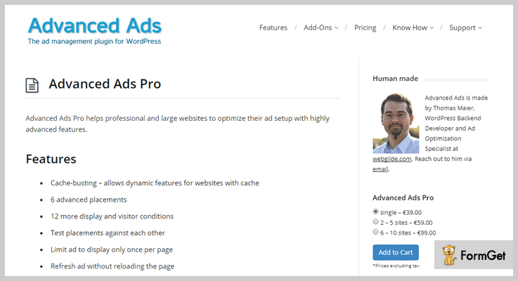 wpadvancedads - Ad WordPress Plugins