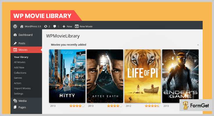 WordPress Plugin Movie Database