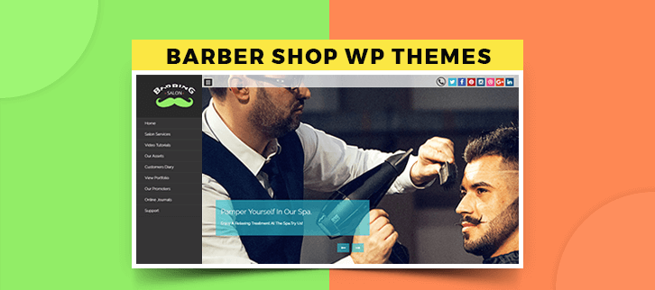 Barber Shop WordPress Themes