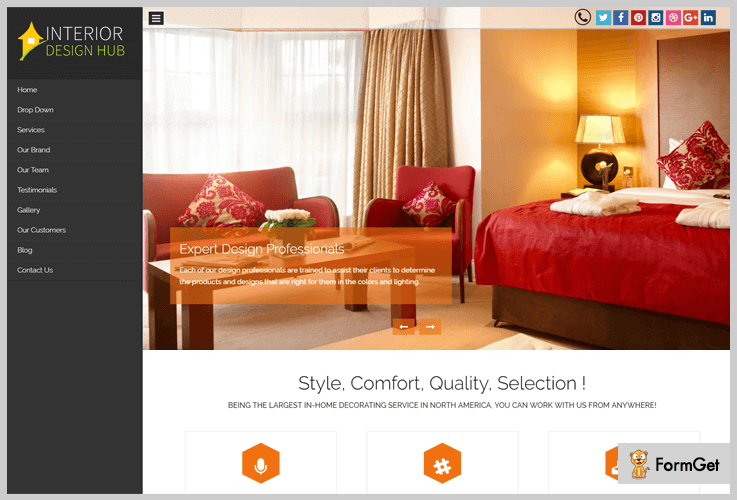 BlackWell Single Page WordPress Theme