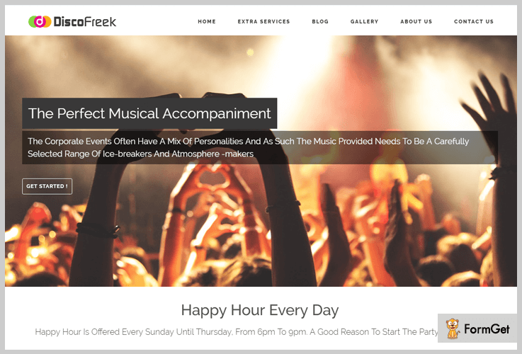 Nightclub WordPress Themes