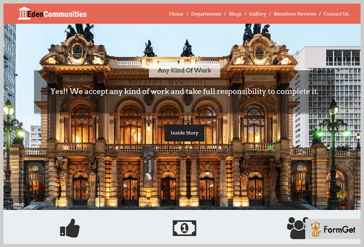 EdanCommunities Political WordPress Theme