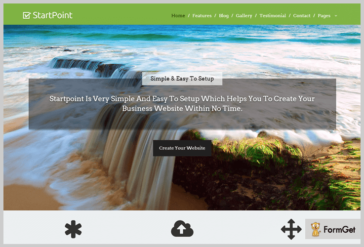 StartPoint Single Page WordPress Theme