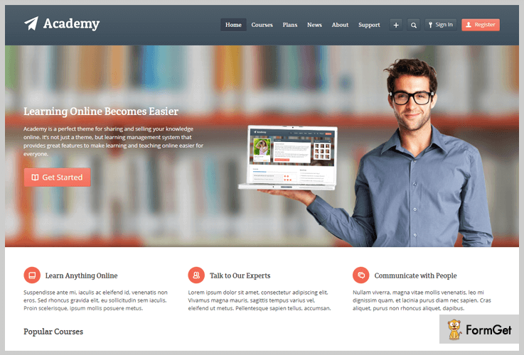 Academy LMS WordPress Themes