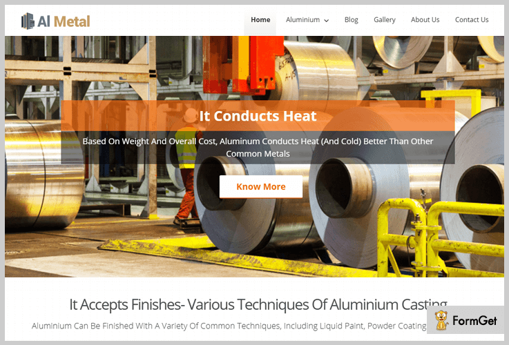 Al Metal Industrial WordPress Theme