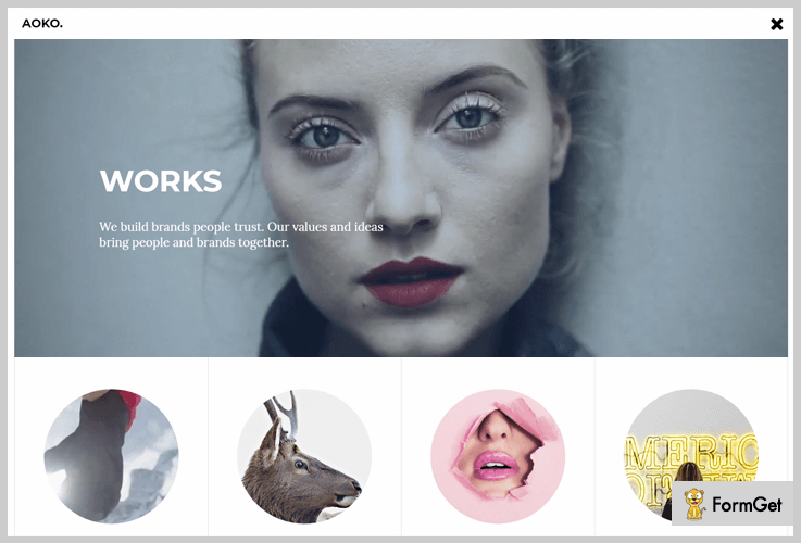 Aoko Video Header WordPress Themes