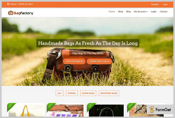 Bag Factory Industrial WordPress Themes