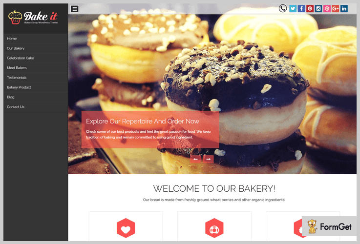 Bake It Bakery WordPress Theme