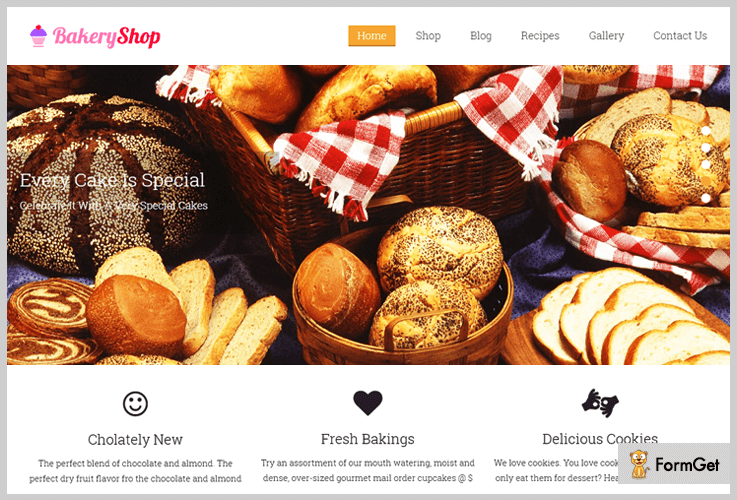 Bakery Shop Bakery WordPress Theme